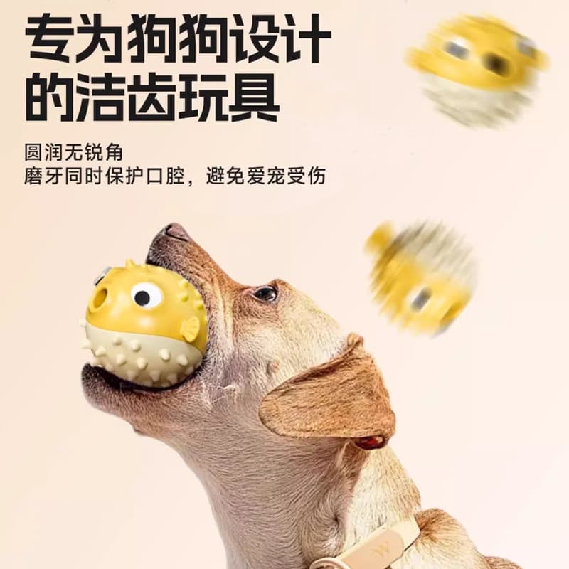 Bouncing Fish Dog Chew Toy