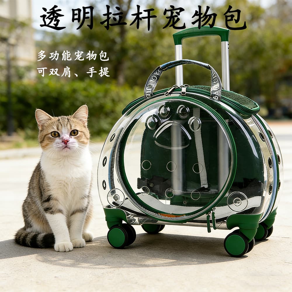 Outdoor Trolley Pet Outing Backpack